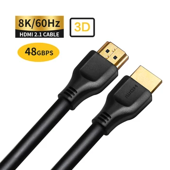 HDMI 2.1 cable 8K 60Hz for apple tv 4k PS4 TV box Projector computer Xbox VR 3m 2m 1.5m 1m connect 2.1 cable HDMI cable adapter
HDMI 2.1 cable 8K 60Hz for apple tv 4k PS4 TV box Projector computer Xbox VR 3m 2m 1.5m 1m connect 2.1 cable HDMI cable adapter