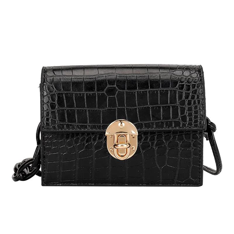 Summer bag retro small bag female new lady 2020 bag texture shoulder bag diagonal bag crocodile pattern small square bag 
Summer bag retro small bag female new lady 2020 bag texture shoulder bag diagonal bag crocodile pattern small square bag