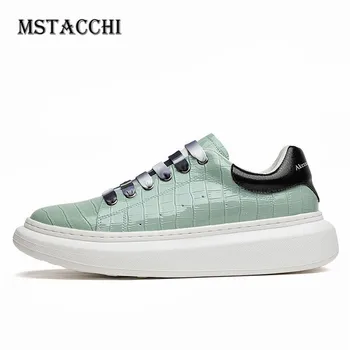 MStacchi 2020 Fashion Leisure Pure Color Men Sneakers Summer Genuine Leather Round Toe Lace-Upl Shoes Cool Texture Sports Shoes 
MStacchi 2020 Fashion Leisure Pure Color Men Sneakers Summer Genuine Leather Round Toe Lace-Upl Shoes Cool Texture Sports Shoes