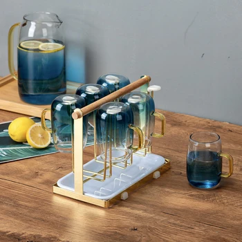 Kitchen Cup Rack Water Mug Draining Drying Organizer Drain Holder Stand W/ Tray 23*23*20cm Iron Wood Water Cup Rack Storage Base
Kitchen Cup Rack Water Mug Draining Drying Organizer Drain Holder Stand W/ Tray 23*23*20cm Iron Wood Water Cup Rack Storage Base