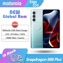 Global Rom Motorola Edge S30 5G smart phone Snapdragon 888 plus 6.8 inches 144Hz Screen 5000mAh 108Mp Main Camera Android 11 
Global Rom Motorola Edge S30 5G smart phone Snapdragon 888 plus 6.8 inches 144Hz Screen 5000mAh 108Mp Main Camera Android 11