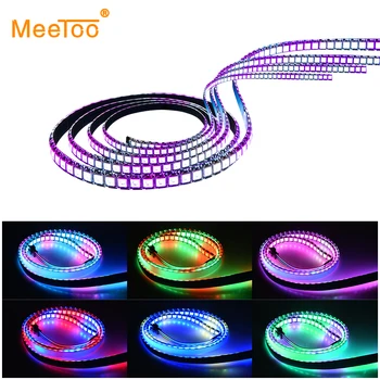 DC5V WS2812B RGB LED Pixel Strip Light Smart IC Addressable Neon LED Tape 1m 5m 30/60/144 LEDs/m Black/White PCB IP33/IP65/IP68
DC5V WS2812B RGB LED Pixel Strip Light Smart IC Addressable Neon LED Tape 1m 5m 30/60/144 LEDs/m Black/White PCB IP33/IP65/IP68