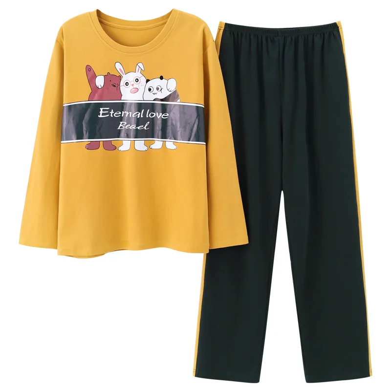 Pajamas Women Long Sleeve Pure Cotton Spring And Autumn-Outer Wear Korean-style Casual Women's Cartoon Tracksuit Cotton Autumn A
Pajamas Women Long Sleeve Pure Cotton Spring And Autumn-Outer Wear Korean-style Casual Women's Cartoon Tracksuit Cotton Autumn A
