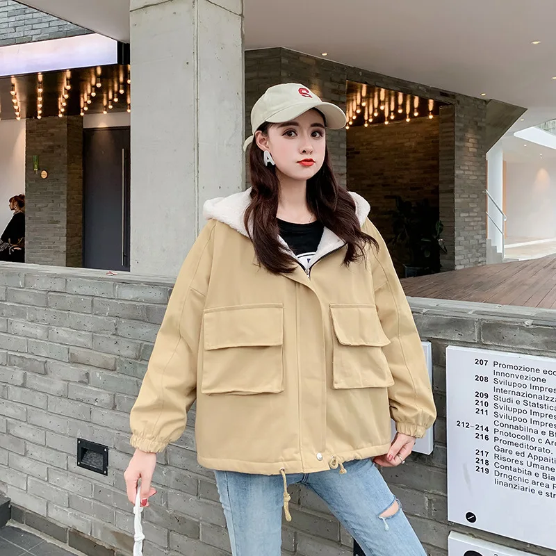 1924. Photo Shoot Small Video Winter plus Velvet Thick Warm Students Cotton-padded Clothes Cotton Coat Women Jacket
1924. Photo Shoot Small Video Winter plus Velvet Thick Warm Students Cotton-padded Clothes Cotton Coat Women Jacket