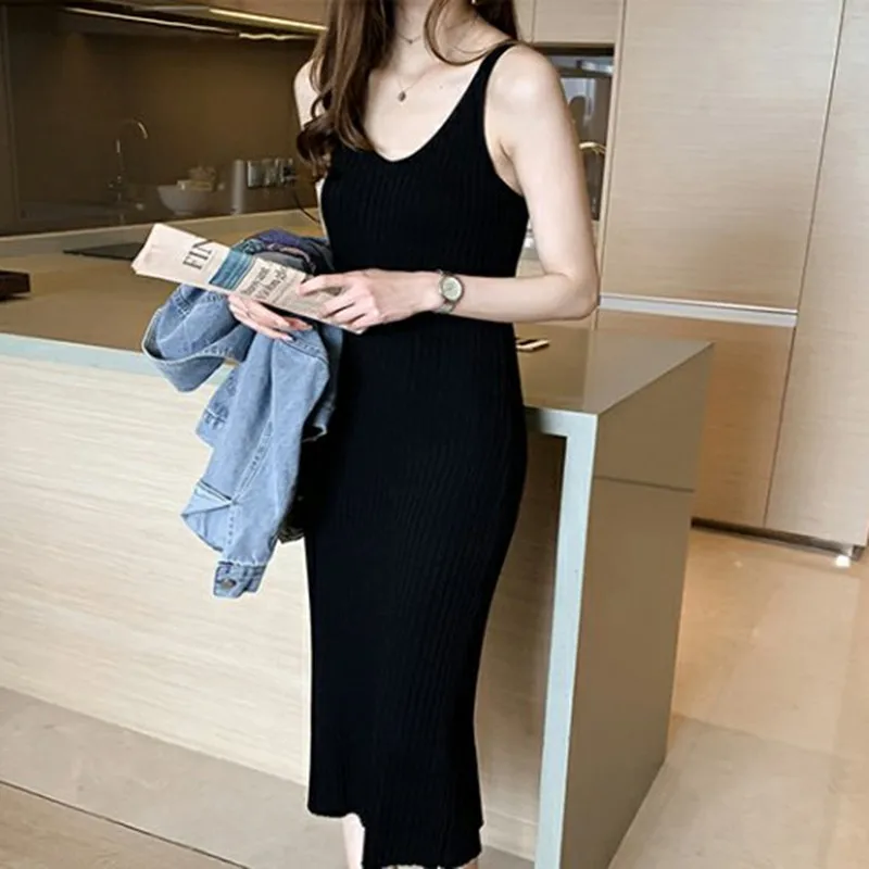 Women's Sexy Slim Tank Dress Fashion Sleeveless Ladys' Dresses Elegant Backless Long Dress Summer Women Casual Dresses
Women's Sexy Slim Tank Dress Fashion Sleeveless Ladys' Dresses Elegant Backless Long Dress Summer Women Casual Dresses