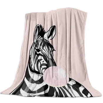 Flannel Blanket for Bed Animal Zebra Bubble Pink Throw Blanket Portable Soft Blanket Warm Sofa Bed Sheets Blanket for Picnic
Flannel Blanket for Bed Animal Zebra Bubble Pink Throw Blanket Portable Soft Blanket Warm Sofa Bed Sheets Blanket for Picnic