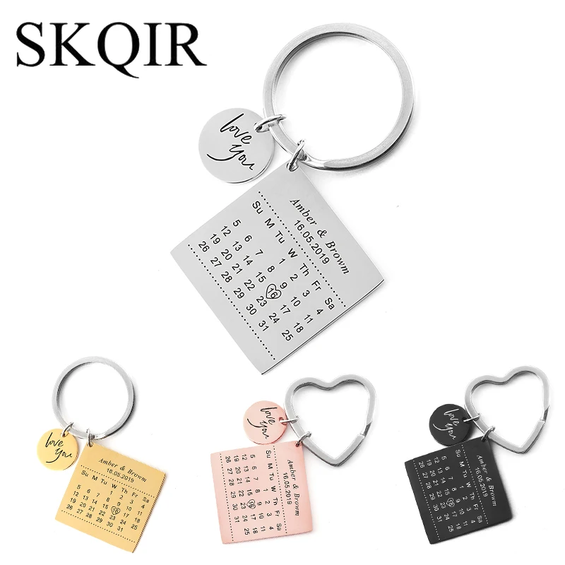 Custom Calendar Birth Date Tag Keychain Engrave Love Text Name Key Chains Hollow Heart Circle Keyring Women Personalized Jewelry
Custom Calendar Birth Date Tag Keychain Engrave Love Text Name Key Chains Hollow Heart Circle Keyring Women Personalized Jewelry