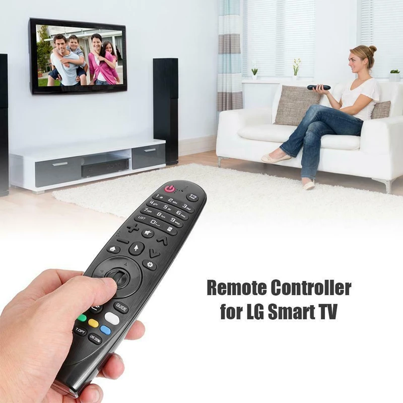 TV Remote Control Replacement for LG Smart TV AN-MR18BA AKB75375501 AN-MR19 AN-MR600
TV Remote Control Replacement for LG Smart TV AN-MR18BA AKB75375501 AN-MR19 AN-MR600