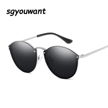 Round Sunglasses Vintage Brand Designer Black Mirror Sunglasses For Women Metal Reflective Flat Lens Sun Glasses Female Oculos 
Round Sunglasses Vintage Brand Designer Black Mirror Sunglasses For Women Metal Reflective Flat Lens Sun Glasses Female Oculos