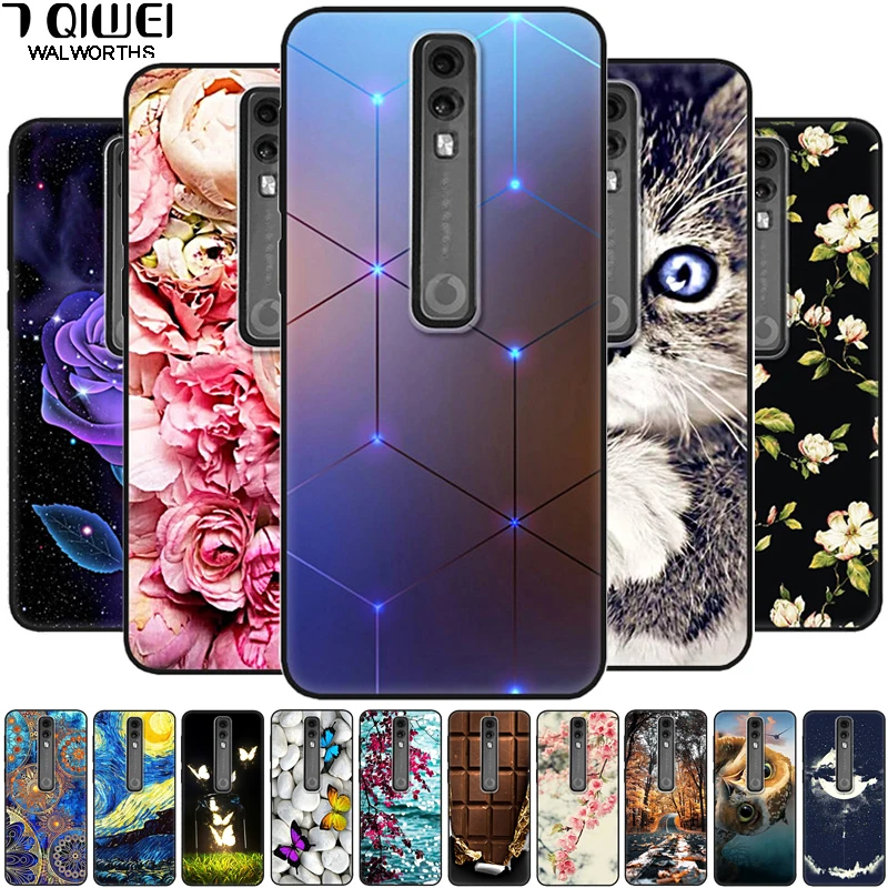 Для Vodafone Smart v10 чехол V 10 силиконовый черный мягкий для телефона s N10 задняя крышка