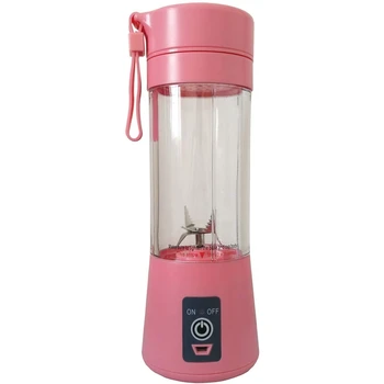 Portable Personal Blender Household Juicer Fruit Shake Mixer Six Blades 380Ml with 2000MAh USB Rechargeable Batteries 
Portable Personal Blender Household Juicer Fruit Shake Mixer Six Blades 380Ml with 2000MAh USB Rechargeable Batteries