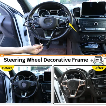 Car Steering Wheel Decoration Frame Interior Trim for Mercedes Benz W213 W205 Accessories X253 C117 X156 C E GLC CLA GLA Class
Car Steering Wheel Decoration Frame Interior Trim for Mercedes Benz W213 W205 Accessories X253 C117 X156 C E GLC CLA GLA Class