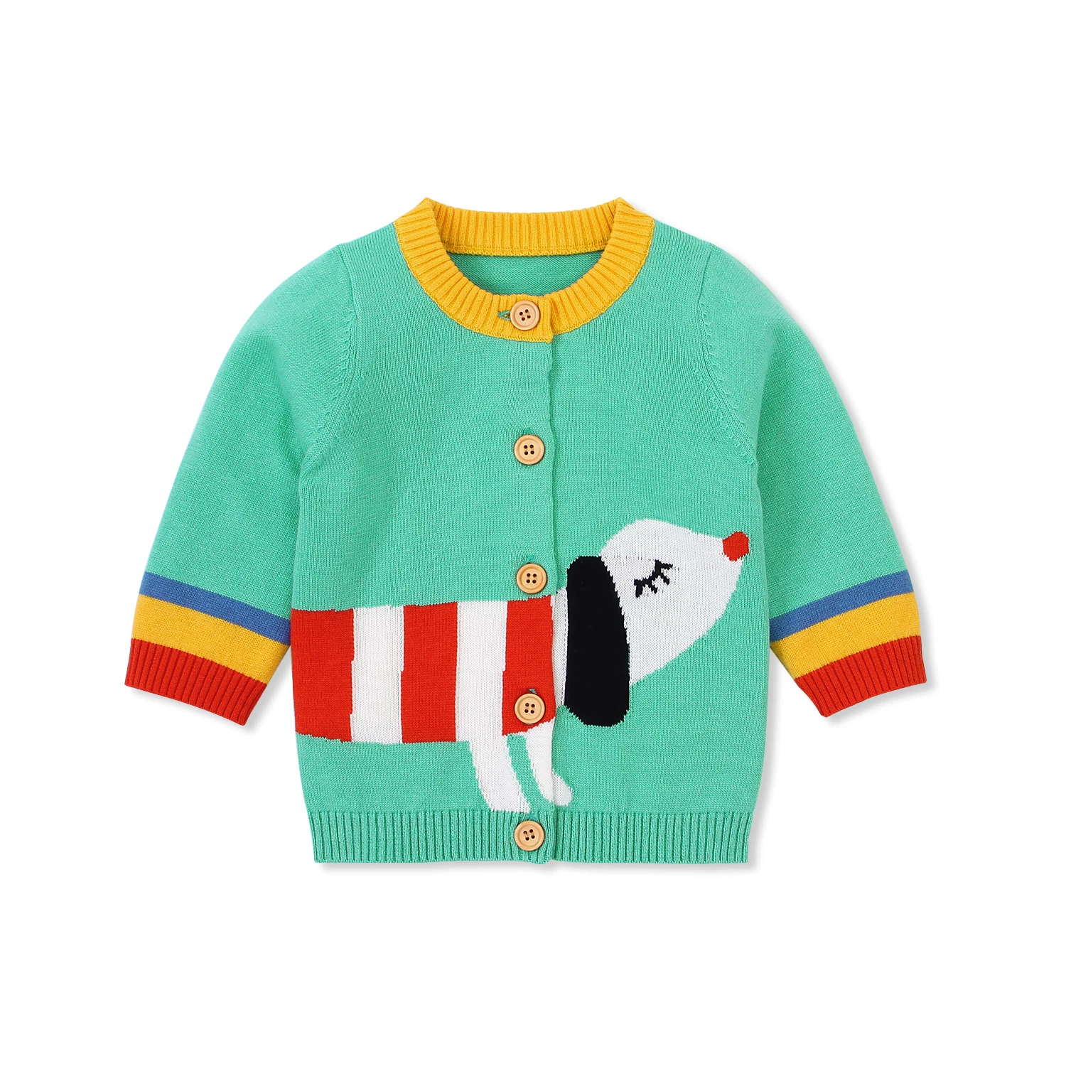 2020 Toddlers Autumn Winter Clothes Baby Girl Boy Button Knit Warm Sweaters Rainbow Cardigan Sweater Cute Cardigans Clothing
2020 Toddlers Autumn Winter Clothes Baby Girl Boy Button Knit Warm Sweaters Rainbow Cardigan Sweater Cute Cardigans Clothing