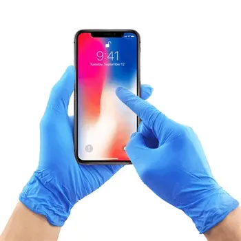 100PCS Vinyl gloves disposable powder-free industrial food safety 3mm translucent PVC gloves Nitrile gloves Isolate pollution 
100PCS Vinyl gloves disposable powder-free industrial food safety 3mm translucent PVC gloves Nitrile gloves Isolate pollution