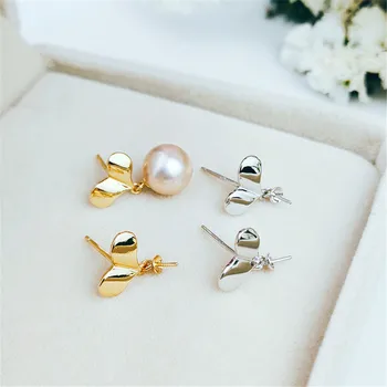 HOT High Quality S925 Sterling Silver Stud Earrings Settings DIY Pearl Earring Hooks Findings Women's Jewelry Making Accessories
HOT High Quality S925 Sterling Silver Stud Earrings Settings DIY Pearl Earring Hooks Findings Women's Jewelry Making Accessories