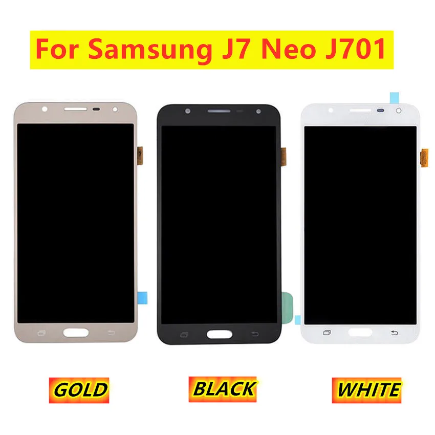 For Samsung Galaxy J7 neo J701 J701F J701M J701MT LCD Touch Screen Digitizer Display Assembly For J701 LCD Display Replacement
For Samsung Galaxy J7 neo J701 J701F J701M J701MT LCD Touch Screen Digitizer Display Assembly For J701 LCD Display Replacement
