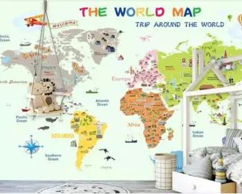 Wallpaper Custom 3D Personality Cartoon World Map Photo Kids Room Bedroom Wallpaper Background Mural wallpaper
Wallpaper Custom 3D Personality Cartoon World Map Photo Kids Room Bedroom Wallpaper Background Mural wallpaper