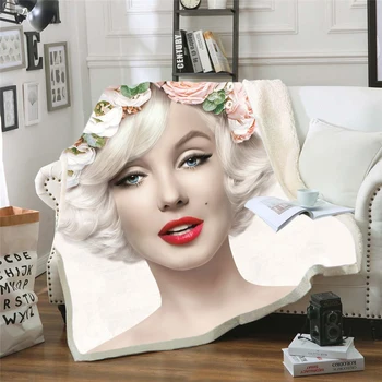Fashion Marilyn Monroe 3d printed fleece blanket for Beds Hiking Picnic Thick Quilt Fashionable Bedspread Sherpa Blanket
Fashion Marilyn Monroe 3d printed fleece blanket for Beds Hiking Picnic Thick Quilt Fashionable Bedspread Sherpa Blanket