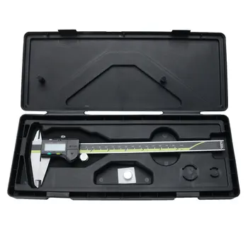 Stainless Steel Measuring Tool Digital Caliper 8'' Vernier Calipers LCD Absolute Digital Digimatic Gauge Measuring Tool 200mm
Stainless Steel Measuring Tool Digital Caliper 8'' Vernier Calipers LCD Absolute Digital Digimatic Gauge Measuring Tool 200mm