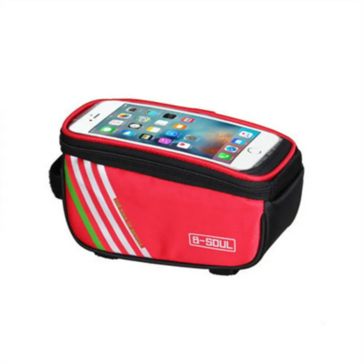 Touch Screen Bicycle Bags Portable Bike Cycling Frame Front Tube Storage Waterproof Bike Side Pocket Front3677 (2)