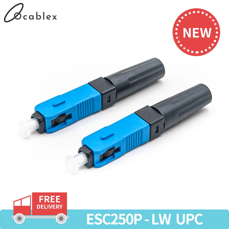 ESC250P-LW SC UPC Single-Mode SC UPC Optical Fiber quick connector SC Fiber Optic Fast Connector
ESC250P-LW SC UPC Single-Mode SC UPC Optical Fiber quick connector SC Fiber Optic Fast Connector