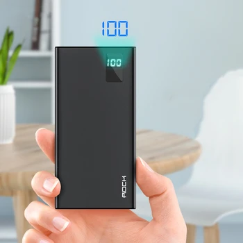 ROCK Power Bank 10000mAh PoverBank Fast Charging PowerBank 10000 mAh USB External Battery Charger For Xiaomi Mi 10 Two-way Fast
ROCK Power Bank 10000mAh PoverBank Fast Charging PowerBank 10000 mAh USB External Battery Charger For Xiaomi Mi 10 Two-way Fast