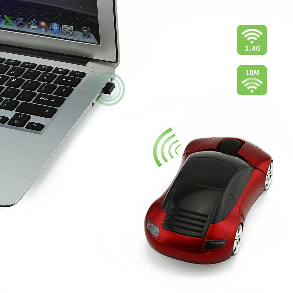 Wireless Mouse 2.4GHZ New Design Car Shape Optical Mause 1600DPI With LED Light Mini Mice For PC Computer Laptop Notebook Wireless Mouse 2.4GHZ New Design Car Shape Optical Mause 1600DPI With LED Light Mini Mice For PC Computer Laptop Notebook