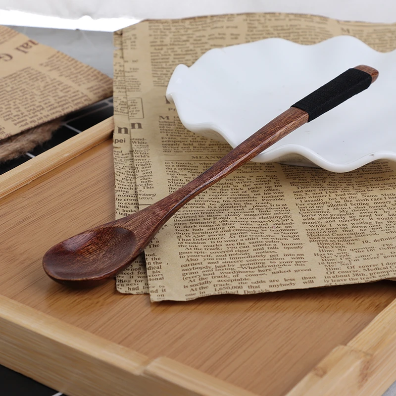 1PC 7.48X0.98in Long Handled Wooden Spoons Kids Spoon Wood Rice Soup Dessert Spoon Coffer Tea Mixing Tableware
1PC 7.48X0.98in Long Handled Wooden Spoons Kids Spoon Wood Rice Soup Dessert Spoon Coffer Tea Mixing Tableware