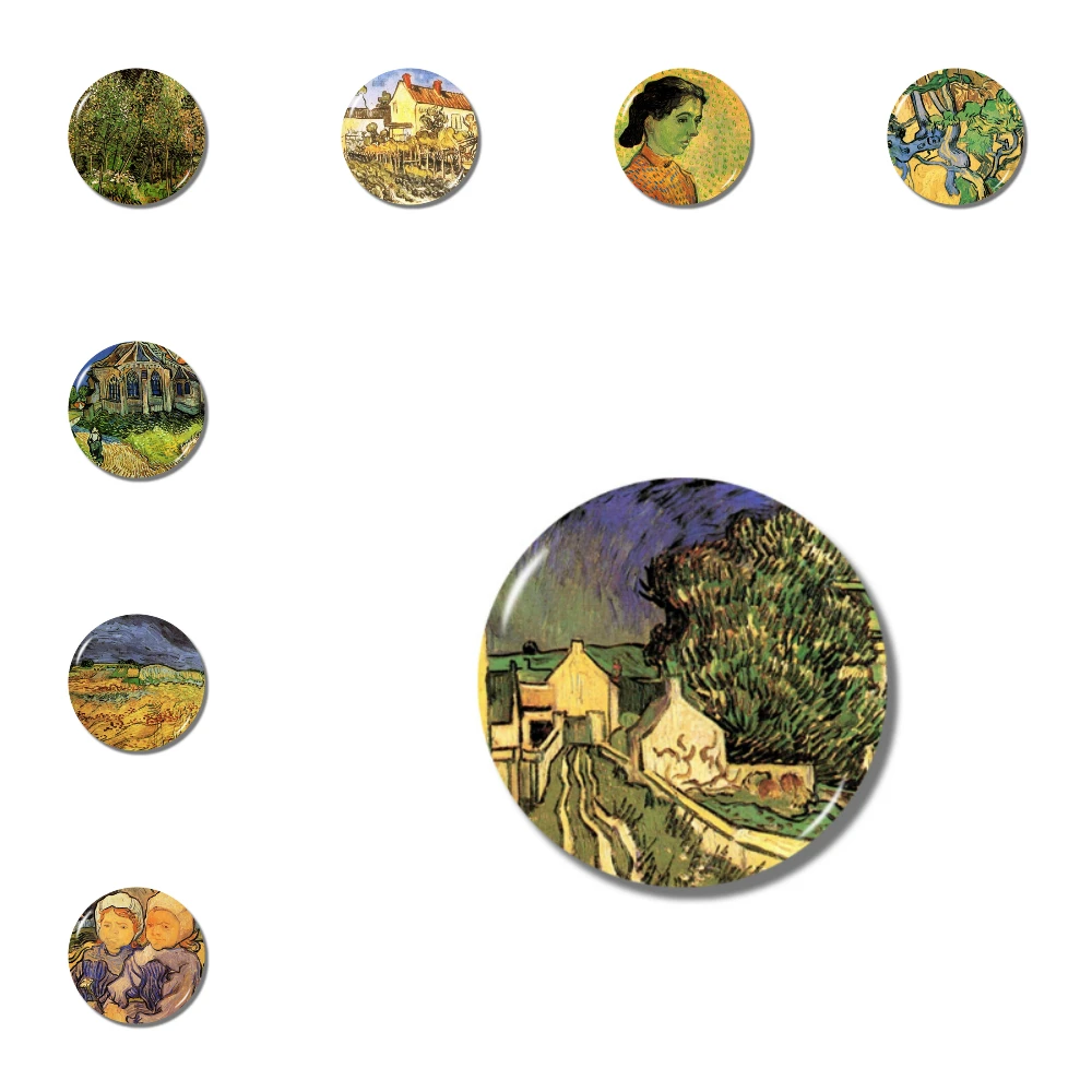 Lychee Van Gogh Painting Series Fridge Magnet Round Shape Refrigerator Magnets Travel Souvenirs Home Kitchen Decoration
Lychee Van Gogh Painting Series Fridge Magnet Round Shape Refrigerator Magnets Travel Souvenirs Home Kitchen Decoration