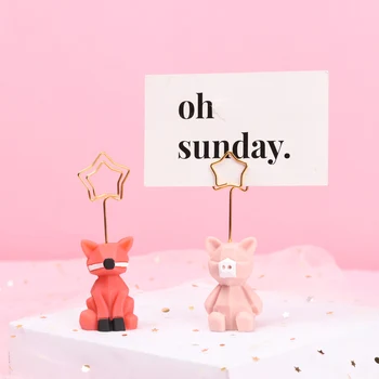 Cute Animal Metal Photo Paper Clip Holder Desk Name Card Memo Clip Wedding Favors Card Stand DesktopDecoration Birthday Gift
Cute Animal Metal Photo Paper Clip Holder Desk Name Card Memo Clip Wedding Favors Card Stand DesktopDecoration Birthday Gift