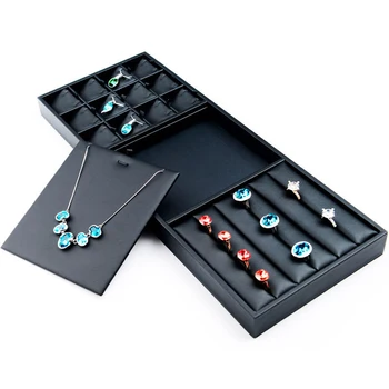 PU Leather Jewelry Organizer Trays Stackable Necklace Showcase Jewelry Display Ring Storage Tray
PU Leather Jewelry Organizer Trays Stackable Necklace Showcase Jewelry Display Ring Storage Tray