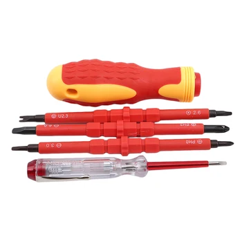 Insulated Screwdriver Set Milwaukee Electrician Hand Tool Multifunctional Opening Repair Precision Tool Kit Multi Screw Head
Insulated Screwdriver Set Milwaukee Electrician Hand Tool Multifunctional Opening Repair Precision Tool Kit Multi Screw Head