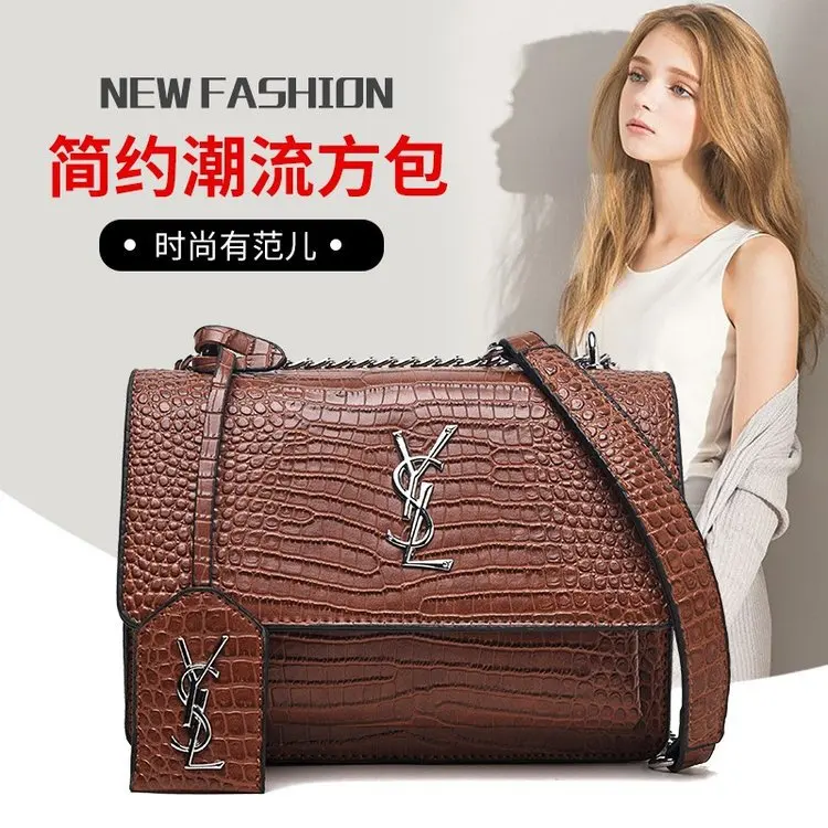 2020 Spring New Style Fashion Europe And America Crocodile Pattern Shoulder WOMEN'S Bag Chain WOMEN'S Bag
2020 Spring New Style Fashion Europe And America Crocodile Pattern Shoulder WOMEN'S Bag Chain WOMEN'S Bag