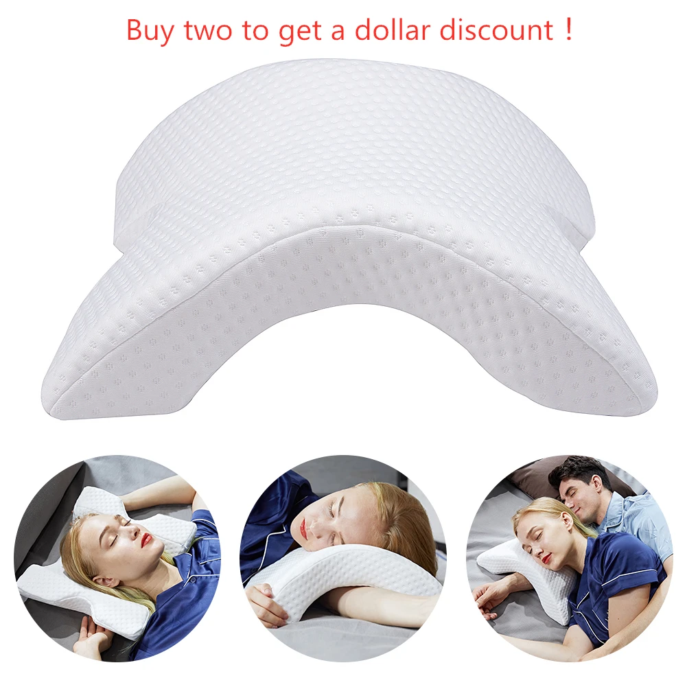 

Memory Foam Bedding Pillow Anti-pressure Hand Pillow Ice Silk Slow Rebound Multifunction Pillow Home Silk Couple Beding