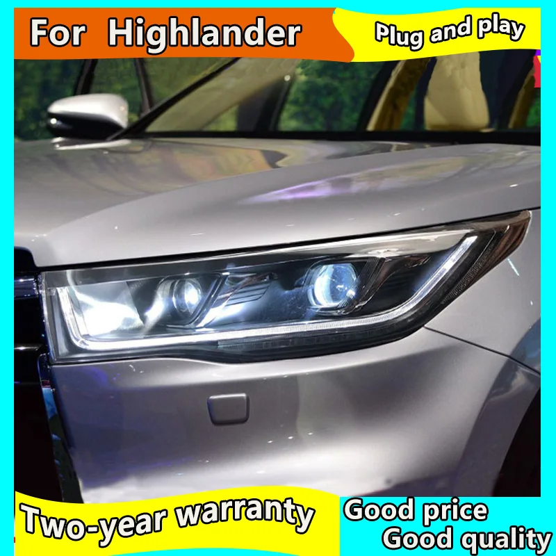 Car Styling for Toyota 2015-2017 Highlander Headlight LED Headlight LED dynamic turn signal headlight Accessories
Car Styling for Toyota 2015-2017 Highlander Headlight LED Headlight LED dynamic turn signal headlight Accessories