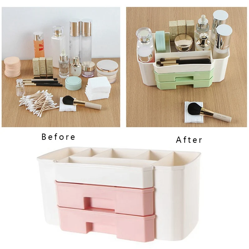 Dressing Table Shelf Skin Care Home Storage Box Plastic Storage Drawer Dustproof Cosmetic Storage Box Desktop Makeup Organizer
Dressing Table Shelf Skin Care Home Storage Box Plastic Storage Drawer Dustproof Cosmetic Storage Box Desktop Makeup Organizer