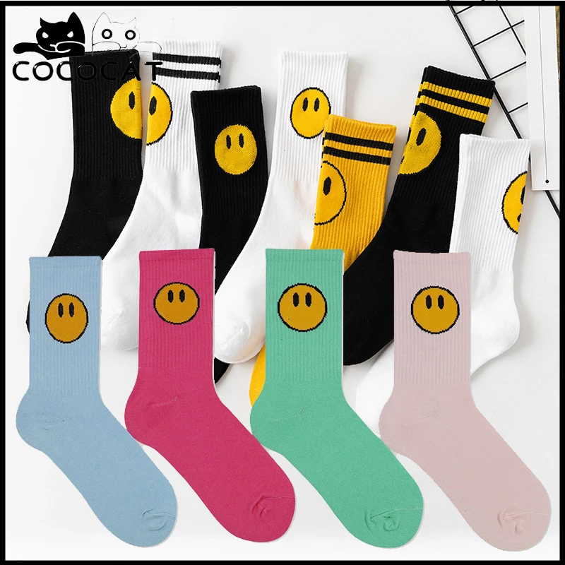 COCOCAT Crew Socks New Justin Bieber Hip Hop Street Skate Popsocket High Quality Cotton Smile Strip Harajuku Socks
COCOCAT Crew Socks New Justin Bieber Hip Hop Street Skate Popsocket High Quality Cotton Smile Strip Harajuku Socks