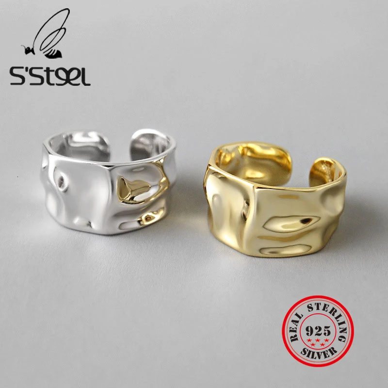 Irregular 925 Sterling Silver Rings Female Resizable Korea Ring Handmade Anillos Plata 925 Para Mujer Bijoux Femme 2019 Jewelry
Irregular 925 Sterling Silver Rings Female Resizable Korea Ring Handmade Anillos Plata 925 Para Mujer Bijoux Femme 2019 Jewelry