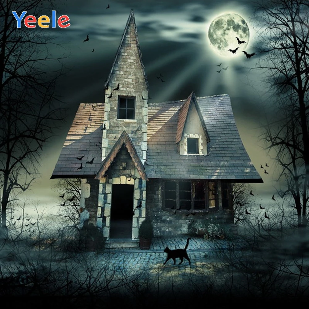 Yeele Halloween Backdrop Old House Tree Forest Mountain Pumpkin Tombstone Cartoon Photography Background For Photo Studio
Yeele Halloween Backdrop Old House Tree Forest Mountain Pumpkin Tombstone Cartoon Photography Background For Photo Studio