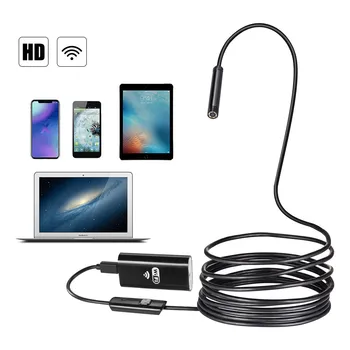 IP67 Waterproof WIFI Endoscope Camera for iPhone Android Mini Borescope cam Soft Cable Inspection Camera 8mm USB Endoscope
IP67 Waterproof WIFI Endoscope Camera for iPhone Android Mini Borescope cam Soft Cable Inspection Camera 8mm USB Endoscope