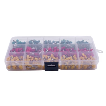 600Pcs/Set 3 Colors Tube Terminals Connector Cord Pin End Cable Wire Bootlace Ferrules Kit for 22-12AWG
600Pcs/Set 3 Colors Tube Terminals Connector Cord Pin End Cable Wire Bootlace Ferrules Kit for 22-12AWG