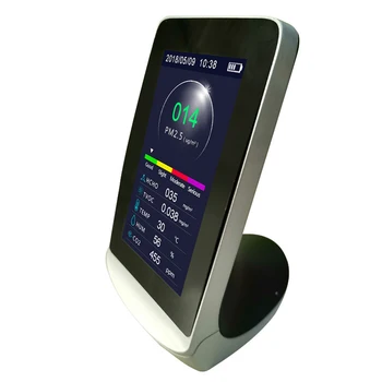 Air Quality Analyzer Monitor 4.3 Inch Digital LCD Display Multifunctional Professional CO2 PM2.5 PM1.0 PM10 HCHO TVOC AQI
Air Quality Analyzer Monitor 4.3 Inch Digital LCD Display Multifunctional Professional CO2 PM2.5 PM1.0 PM10 HCHO TVOC AQI