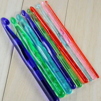 9 PCS/set Multi-color Plastic Transparent Craft Knit Crochet Hooks Knitting Needles Weave Craft 3.0mm-12.0mm
9 PCS/set Multi-color Plastic Transparent Craft Knit Crochet Hooks Knitting Needles Weave Craft 3.0mm-12.0mm