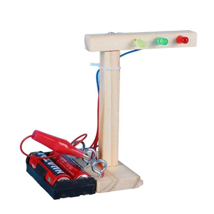 Technology small production diy toy traffic light model creative assembling car educational toy
Technology small production diy toy traffic light model creative assembling car educational toy