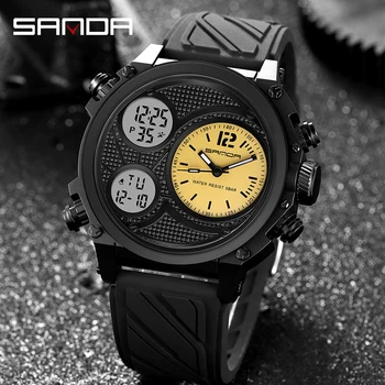 Unique Digital Quartz Watches Men Date and Week Two Zone Time Display Military Men Business Waterproof WristWatches reloj hombre
Unique Digital Quartz Watches Men Date and Week Two Zone Time Display Military Men Business Waterproof WristWatches reloj hombre