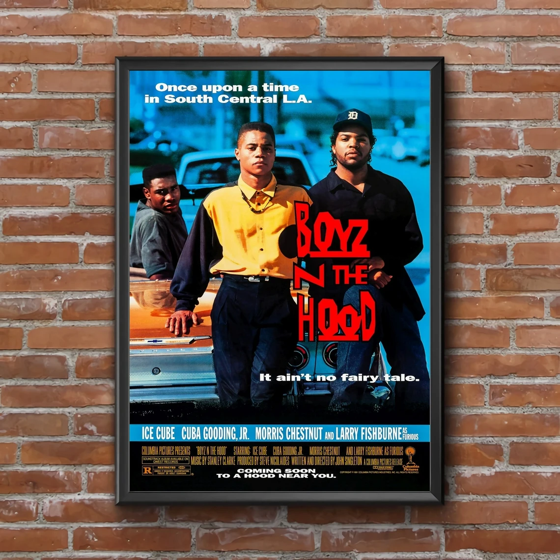 

Boyz n the Hood Vintage Classic Movie Poster Canvas Print Home Wall Painting Decoration (No Frame)