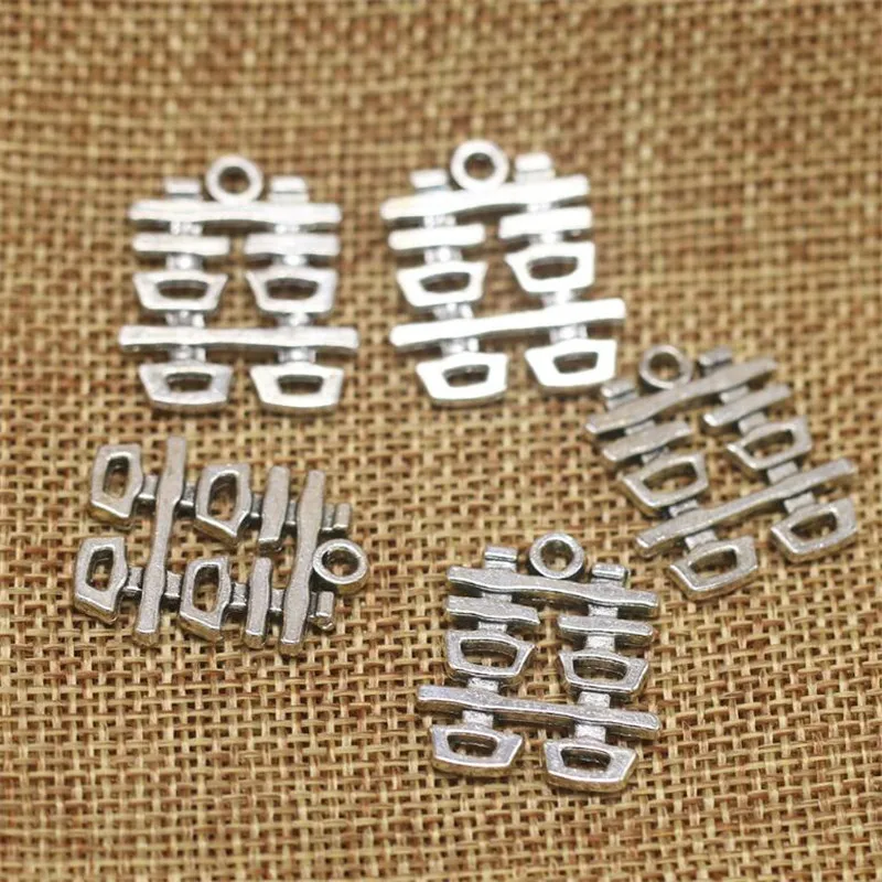 30 шт. оптовая продажа 25*21 мм античное серебро этнический китайский герой XI Charm для