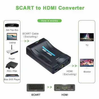 HDMI To Scart Converter HDMI To Scart Converter Video Video Audio Converter Converter Adapter Upscale J0J0
HDMI To Scart Converter HDMI To Scart Converter Video Video Audio Converter Converter Adapter Upscale J0J0