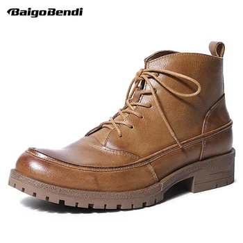 Recommand! ! luxury Men Genuine Leather Military Ankle Boots Business Man Winter Office Casual Boots Thick Heel
Recommand! ! luxury Men Genuine Leather Military Ankle Boots Business Man Winter Office Casual Boots Thick Heel