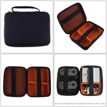 Portable Protective Storage Box Carry Case for Nintendo SNES Mini Console Travel Pouch Bag Storage Bag Protective High Quality 
Portable Protective Storage Box Carry Case for Nintendo SNES Mini Console Travel Pouch Bag Storage Bag Protective High Quality